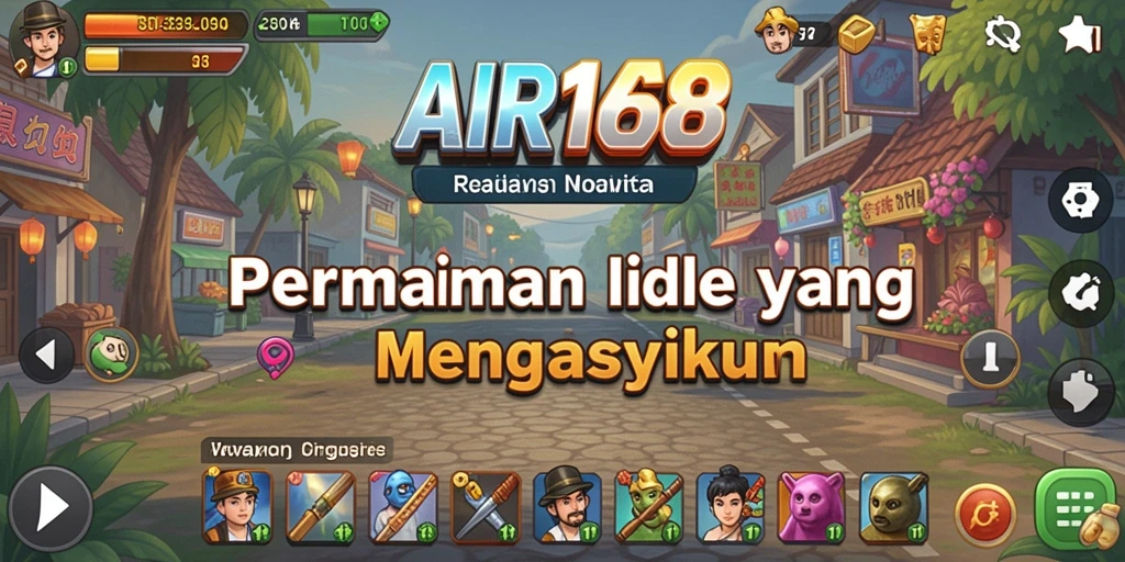 Gameplay menarik AIR168 yang penuh warna dan seru.