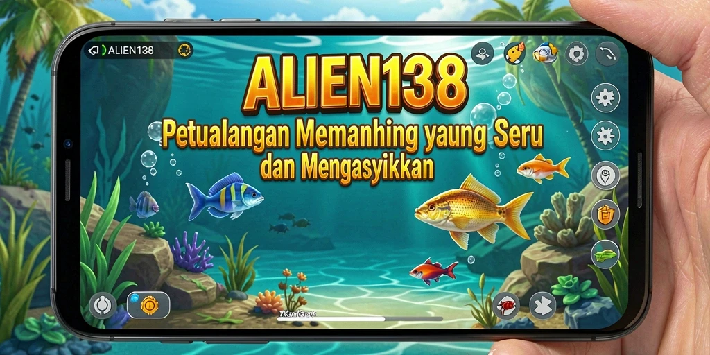 Tampilan menarik dari gameplay memancing yang seru di ALIEN138.