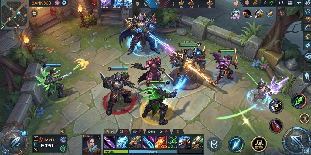 Tampilan gameplay seru dan strategis di BANK303.