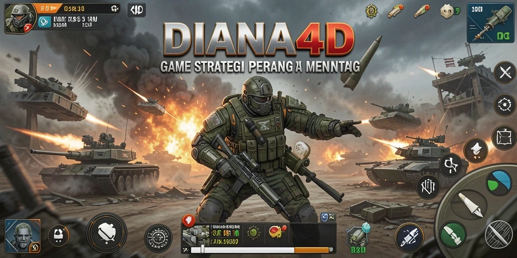 Tampilan gameplay DIANA4D yang menarik dan interaktif.