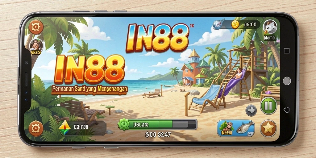 Tampilan gameplay seru dari IN88 dengan berbagai tantangan.