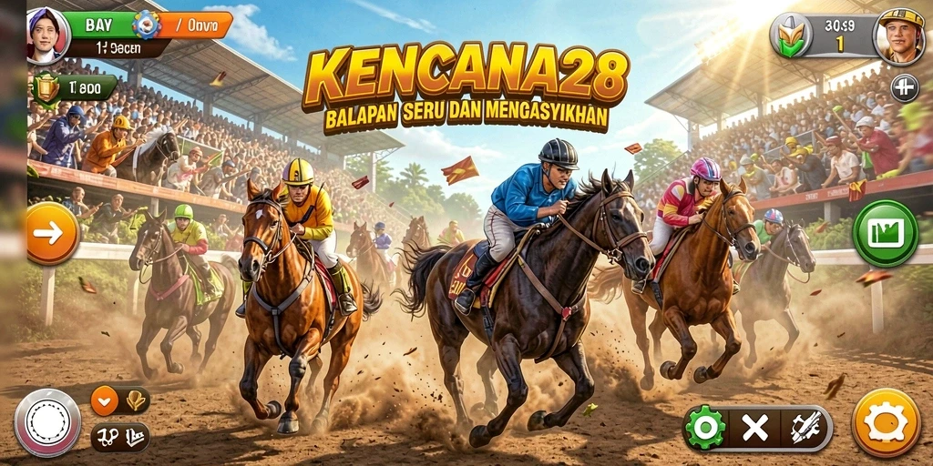 Tampilan gameplay KENCANA28 yang menegangkan dan penuh aksi.