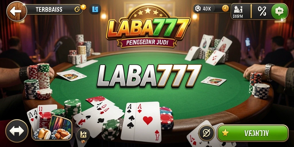 Tampilan menakjubkan gameplay poker di LABA777.