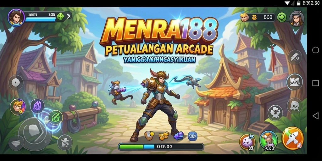 Screenshot MENARA188 menampilkan aksi gameplay arcade yang seru.