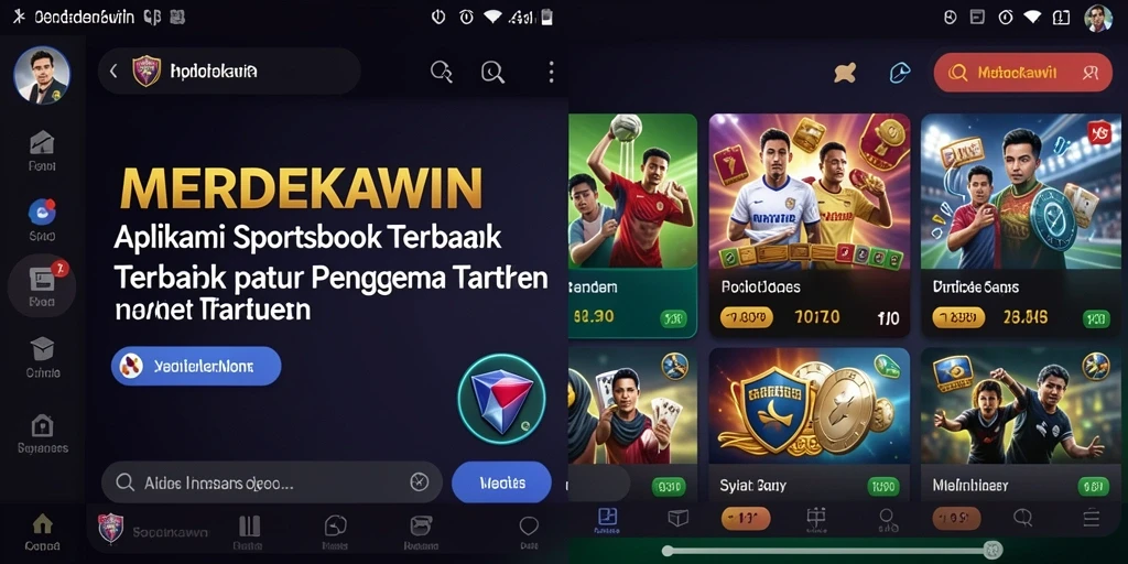 Screenshot gameplay MERDEKAWIN menunjukkan antarmuka taruhan yang menarik dan informatif.