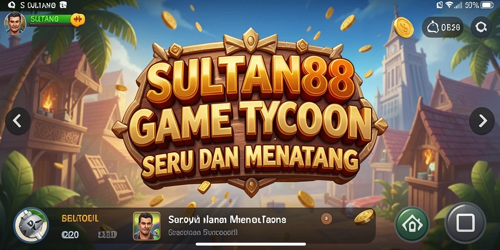 Tampilan gameplay menantang di SULTAN88 dengan strategi bisnis yang seru.