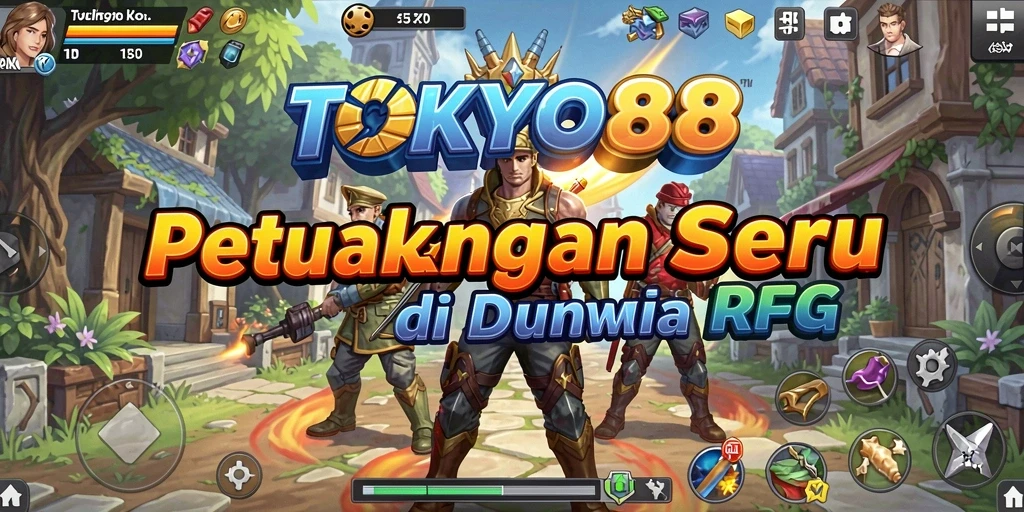 Tampilan gameplay TOKYO88 menampilkan aksi RPG yang mendebarkan.