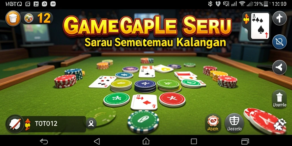 Tampilan gameplay TOTO12 yang seru dan interaktif.