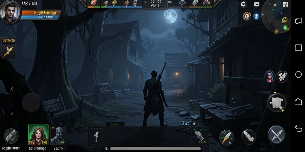 Gameplay V87 yang menegangkan dan menyeramkan.